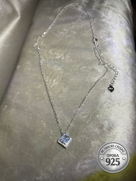Сребърно колие „Ice Crystal“